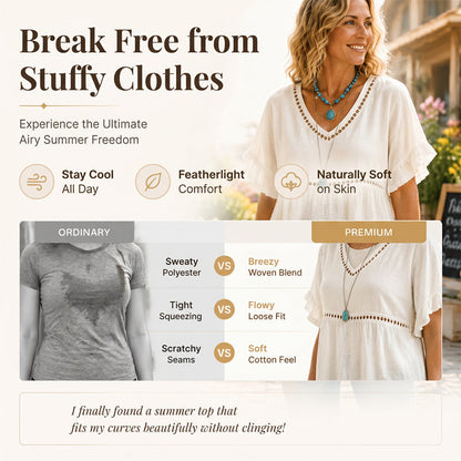 Haut bohème à franges et découpes pour femme
