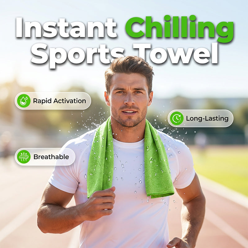 🔥2026 Hot Sale Only￡7.99✨⚡ 50K+ SOLD! 🎁Instant Cooling Towel for Sports & Fitness