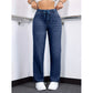 💙✨ Un jean à taille élastiquée et cordon de serrage – qui met la silhouette en valeur, ne se froisse pas et s'associe facilement – avec des t-shirts, des chemisiers et des crop tops