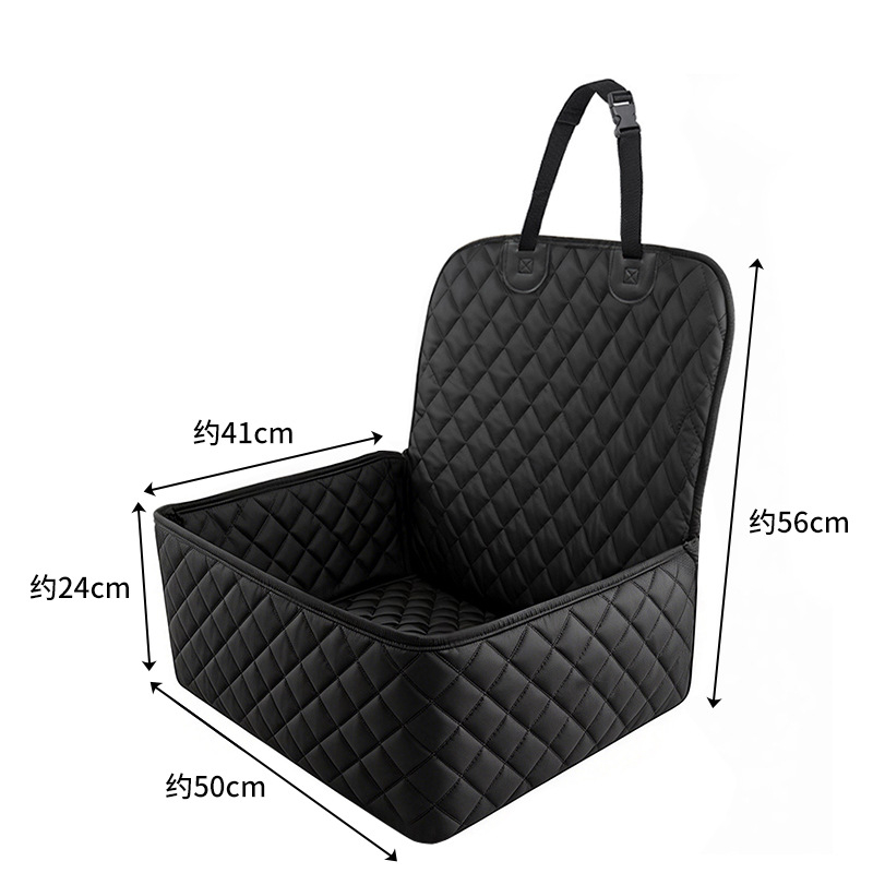Housse de siège auto pour animaux convertible en panier rehausseur pour chien