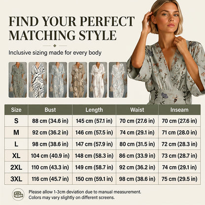Combinaison imprimée élégante à col en V pour femme