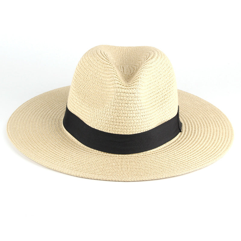 Chapeau de soleil léger en matière tissée
