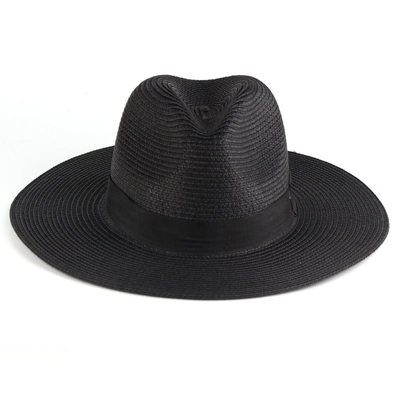 Chapeau de soleil léger en matière tissée
