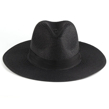 Chapeau de soleil léger en matière tissée