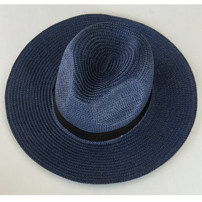 Chapeau de soleil léger en matière tissée