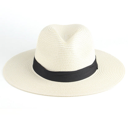 Chapeau de soleil léger en matière tissée