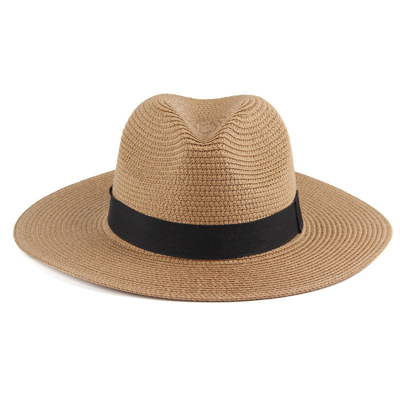 Chapeau de soleil léger en matière tissée
