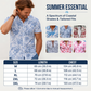 Ensemble chemise et short à motifs floraux tropicaux pour homme