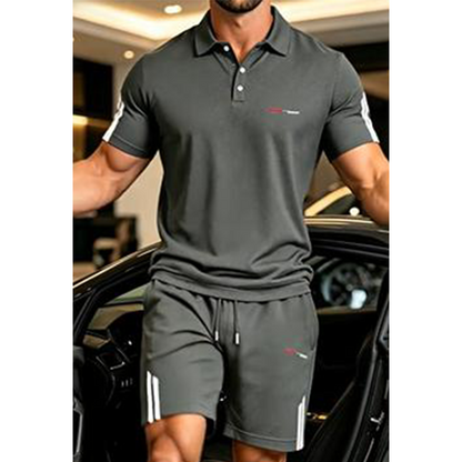 Ensemble Short et T-Shirt À Manches Courtes Décontracté pour Homme
