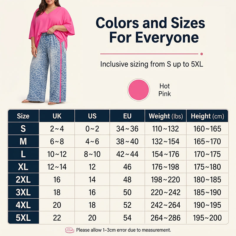 Haut ample et pantalon à imprimé léopard pour femme