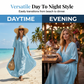 🏃‍♀️ Ça part comme des petits pains – n’hésitez pas ! Robe longue d’été légère pour femme, avec encolure en V