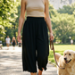 👖🌸 PROMO FLASH 50% ! Pantanon Court Femme Jambes Larges à Volants – Ultra-Extensible, Taille Élastique, Tissu Respirant, Tailles S-3XL, Idéal Été & Quotidien ✨