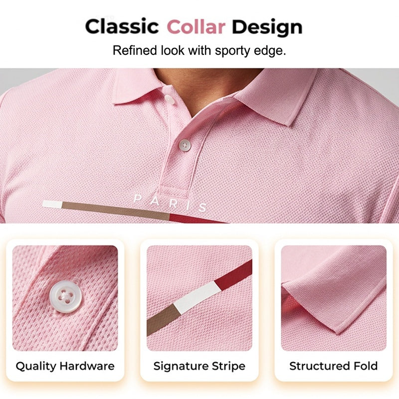 👕☀️ PROMO FLASH 50% ! Ensemble Polo + Short Homme 2 Pièces – Tissu Polyester Respirant, Col Classique, Ceinture Élastique, 10 Couleurs, Tailles S-4XL ✨