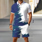 👕☀️ PROMO FLASH 50% ! Ensemble Polo + Short Homme 2 Pièces – Tissu Polyester Respirant, Col Classique, Ceinture Élastique, 10 Couleurs, Tailles S-4XL ✨
