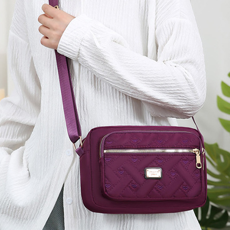 Sac à bandoulière Oxford imperméable multicouche