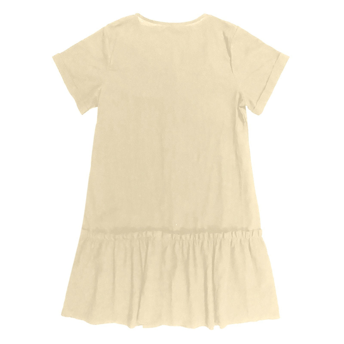 Robe à nouer pour femme, robe d'été ample en coton et lin, avec ourlet à volants, robe décontractée à manches courtes