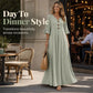 👗🌿 PROMO FLASH 50% ! Robe Longue Ample Femme Col V – Fluide, Légère, Coupe Confort, 2 Coloris, Tailles S-5XL, Idéale Été & Vacances ✨