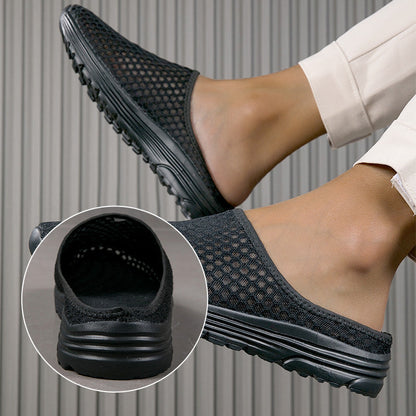 Mules en maille confortables et respirantes