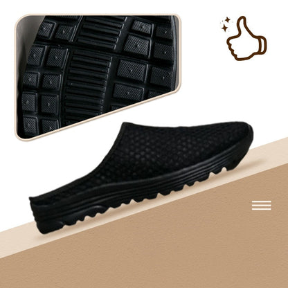 Mules en maille confortables et respirantes