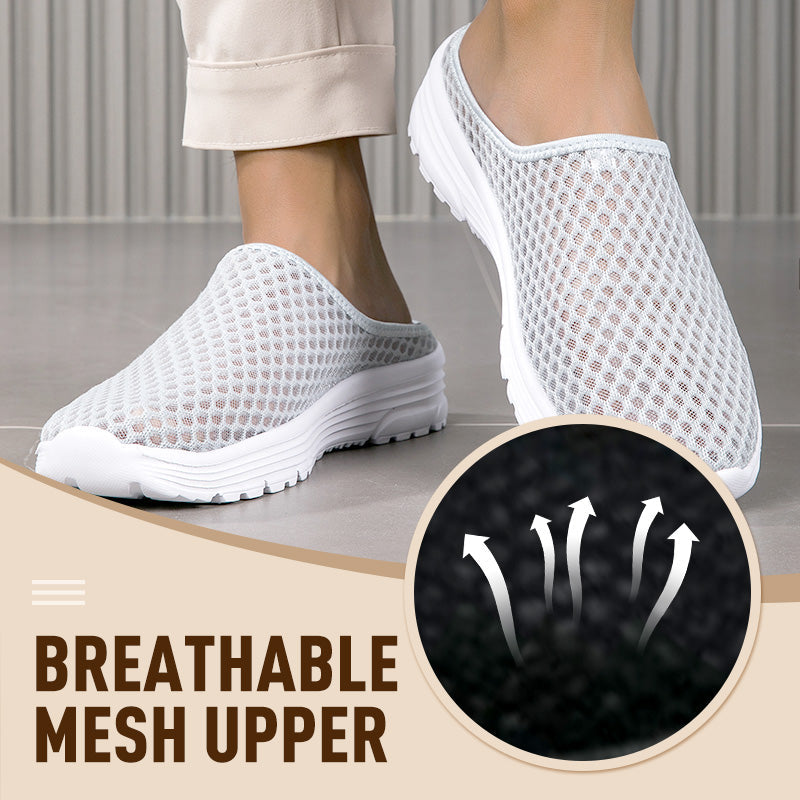 Mules en maille confortables et respirantes