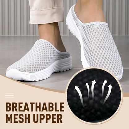 Mules en maille confortables et respirantes