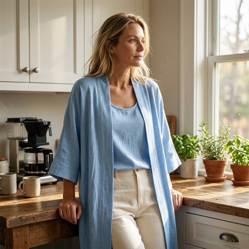 Ensemble 2 pièces pour femme : débardeur et cardigan