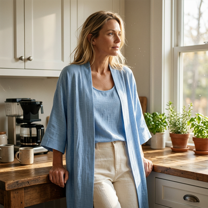 Ensemble 2 pièces pour femme : débardeur et cardigan