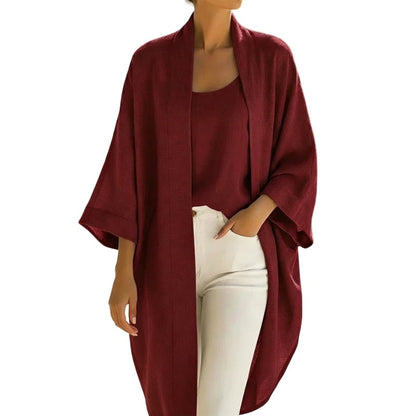 Ensemble 2 pièces pour femme : débardeur et cardigan