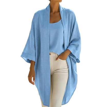 Ensemble 2 pièces pour femme : débardeur et cardigan