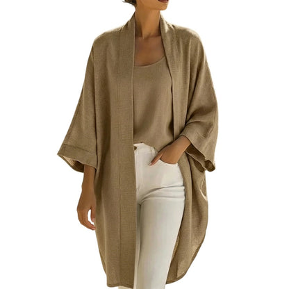 Ensemble 2 pièces pour femme : débardeur et cardigan