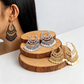 Boucles d'oreilles pendantes élégantes de style vintage en forme de U