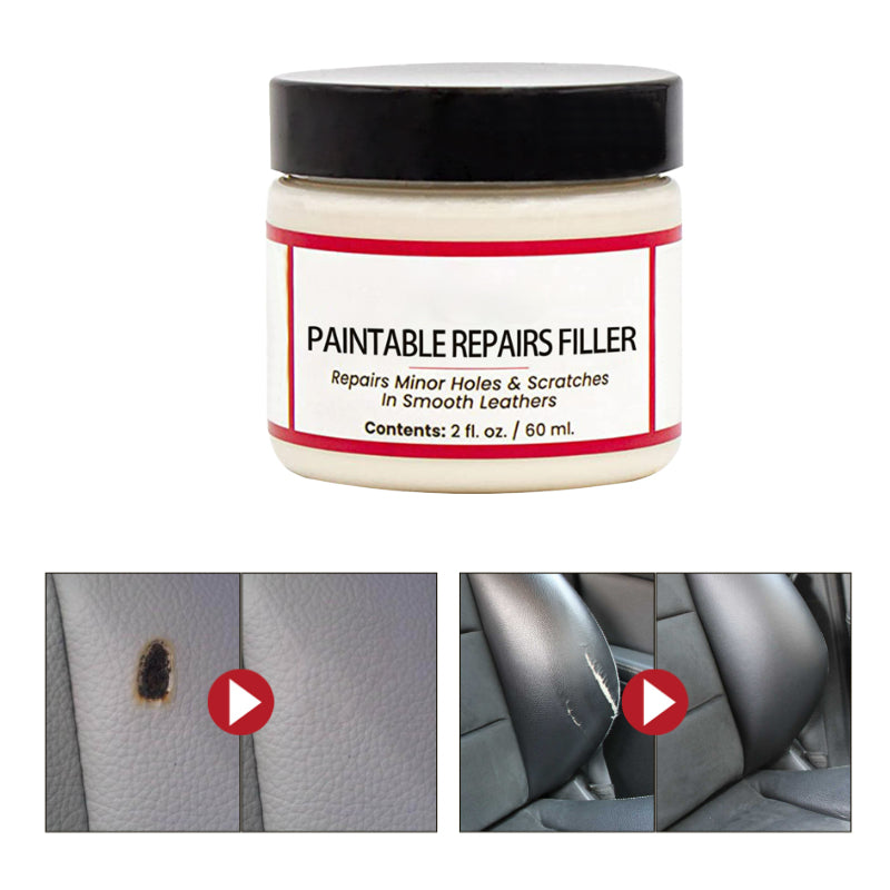 🪑🔥 Pâte réparatrice cuir anti-rayures comble les dommages restaure canapés sièges chaussures sans trace ✨