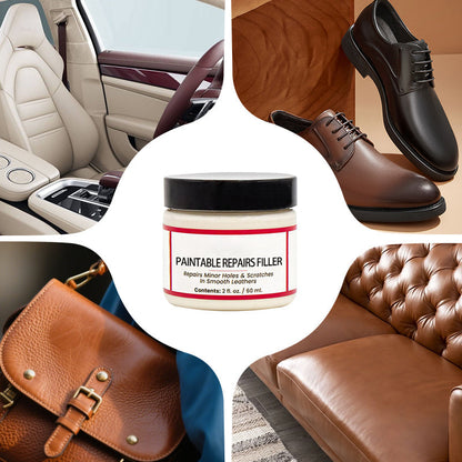 🪑🔥 Pâte réparatrice cuir anti-rayures comble les dommages restaure canapés sièges chaussures sans trace ✨