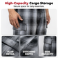 👖 50% DE RÉDUCTION 🧩 Pantalon cargo à carreaux rétro pour homme – Coupe ample & confortable – Look vintage, poches pratiques – parfait pour l’automne ou un style urbain décontracté ✨🍂