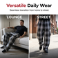👖 50% DE RÉDUCTION 🧩 Pantalon cargo à carreaux rétro pour homme – Coupe ample & confortable – Look vintage, poches pratiques – parfait pour l’automne ou un style urbain décontracté ✨🍂