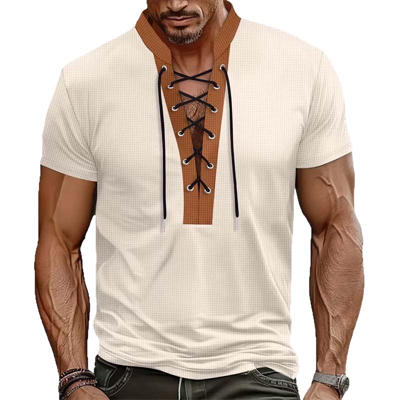 T-shirt décontracté à manches courtes pour homme