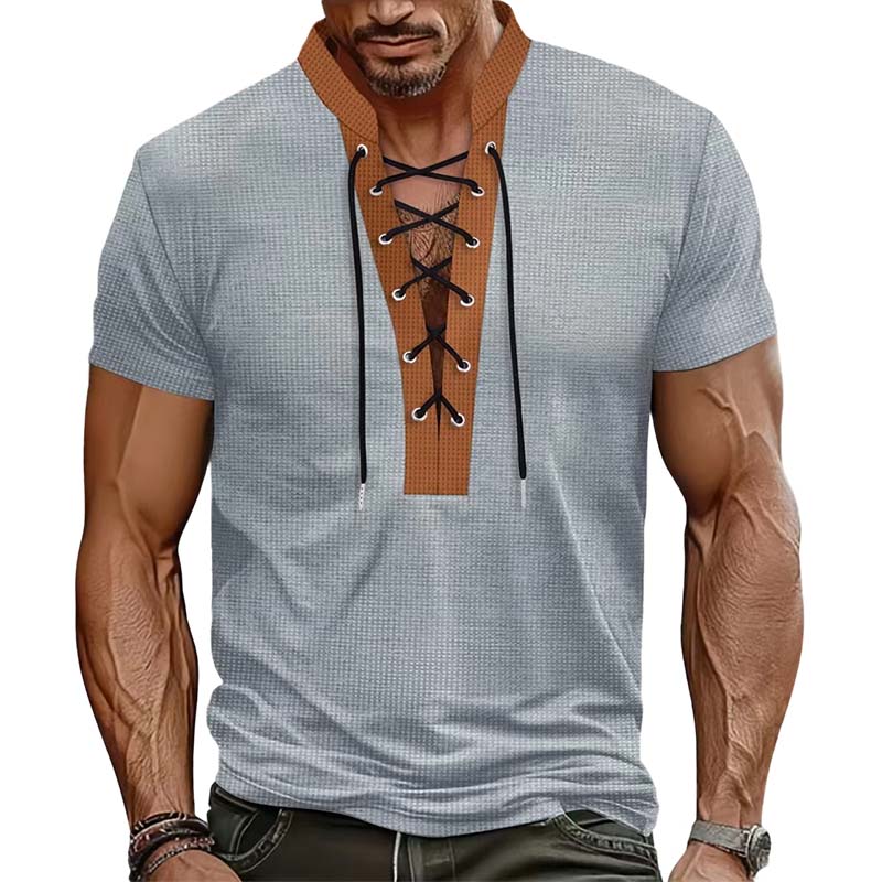 T-shirt décontracté à manches courtes pour homme