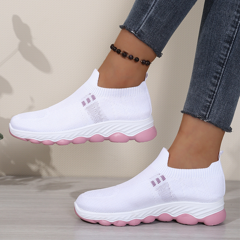 Chaussures de marche respirantes à enfiler pour femmes