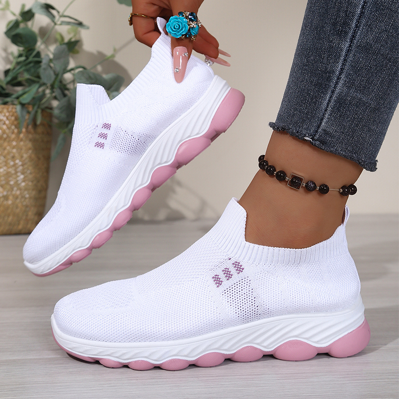 Chaussures de marche respirantes à enfiler pour femmes