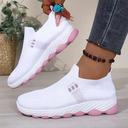 Chaussures de marche respirantes à enfiler pour femmes