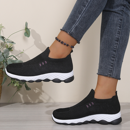 Chaussures de marche respirantes à enfiler pour femmes