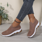 Chaussures de marche respirantes à enfiler pour femmes