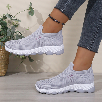 Chaussures de marche respirantes à enfiler pour femmes