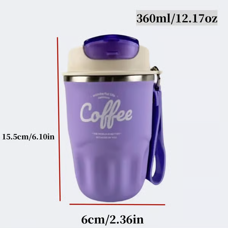 🎁💥DERNIER JOUR DE VENTE ! 50 % DE RÉDUCTION !!☕ Bouteille isotherme à café