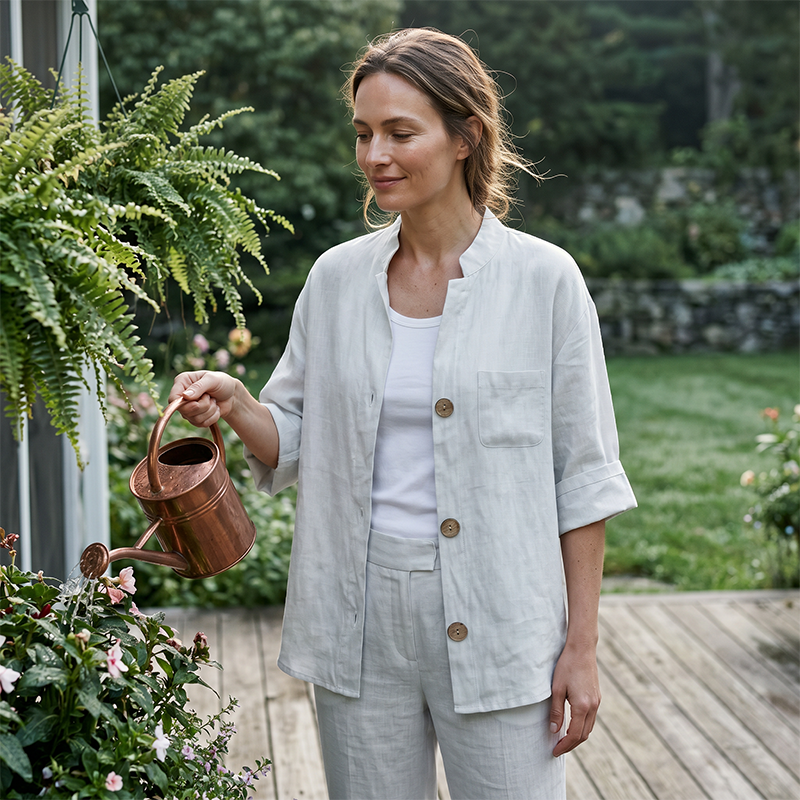 Chemisier d'été coupe décontractée pour femme