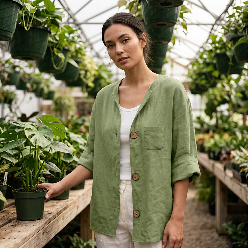 Chemisier d'été coupe décontractée pour femme