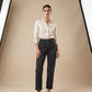 Women's High-Waisted Stretchy Straight Leg Jeans