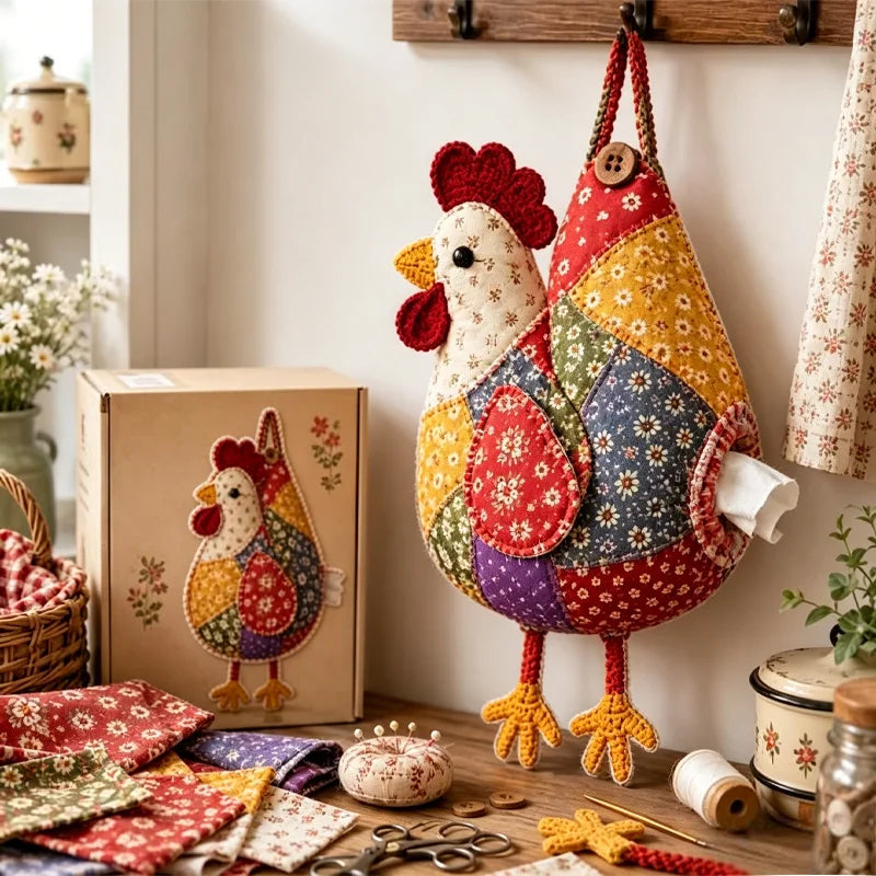 ⌛Offre à durée limitée – Kit de couture pour réaliser soi-même un porte-mouchoirs en forme d'animal