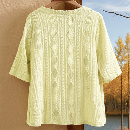 ⌛Offre à durée limitée - Cardigan décontracté en maille à ouverture sur le devant pour femme