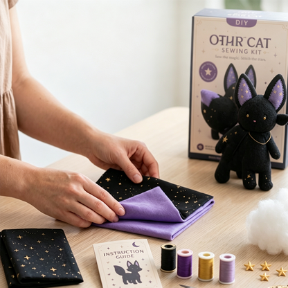 🔥Vente flash 2026 : 50 % de réduction ✨⚡ Plus de 50 000 vendus ! 🎁🧵🌙 Kit de couture pour débutants – peluche céleste, tout-en-un, cadeau magique à faire soi-même !